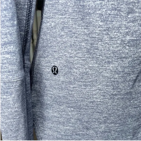 Lululemon Awesoma Henley Long Sleeve In Heathered Inkwell - Picture 10 of 13